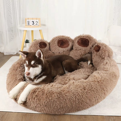 Petory™ Calming Plush Dog Bed – Warm & Cozy Sleep Nest